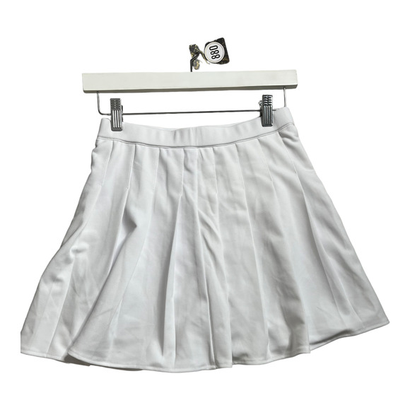 —SOLD— Halara white Pleated tennis skirt skort pull on XS NWT bc - Picture 1 of 4
